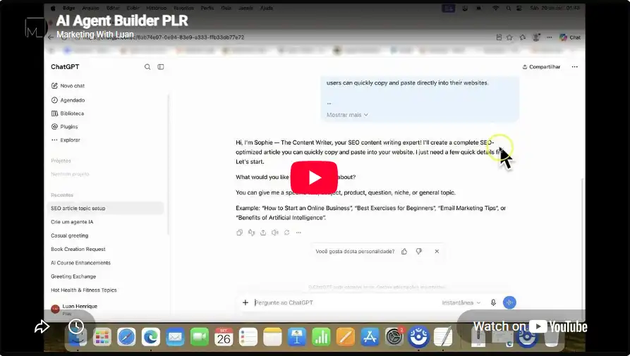 AI Agent Builder PLR
